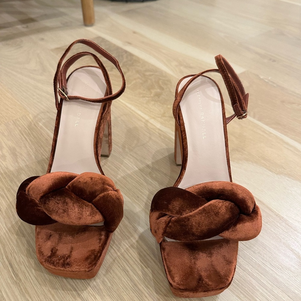 Loeffler Randall Velvet Platform Heel
